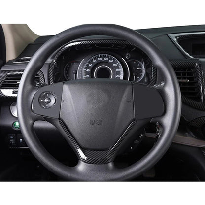 Carbon Fiber Steering Wheel Trim for Honda CR-V 2012-2016 (2012-2016)