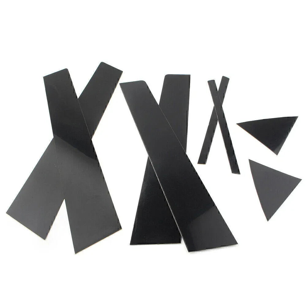 8pcs Door Trim Covers for Hyundai Elantra Sedan (2017-2018) Black