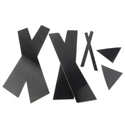 8pcs Door Trim Covers for Hyundai Elantra Sedan (2017-2018) Black