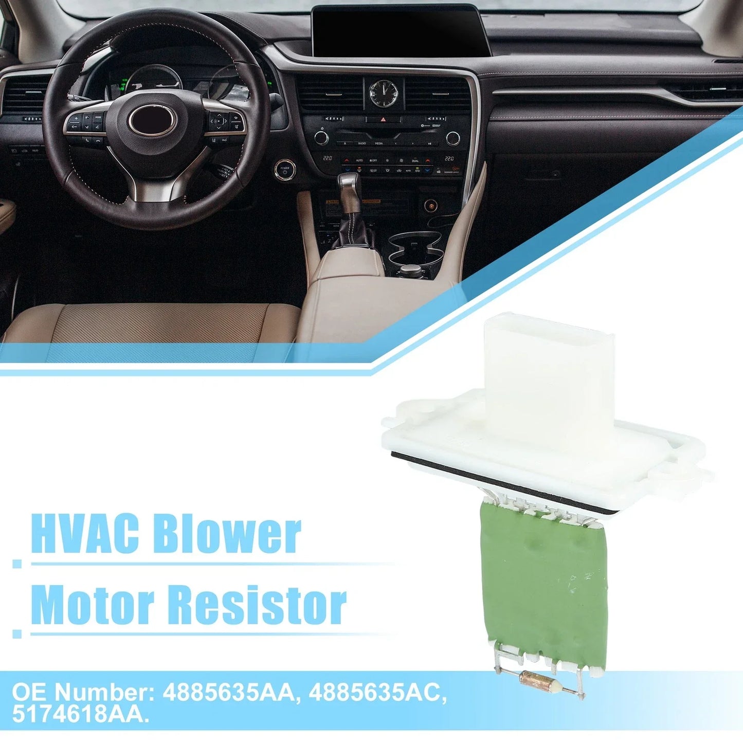 HVAC Blower Motor Resistor for Dodge Durango (2003-2009)