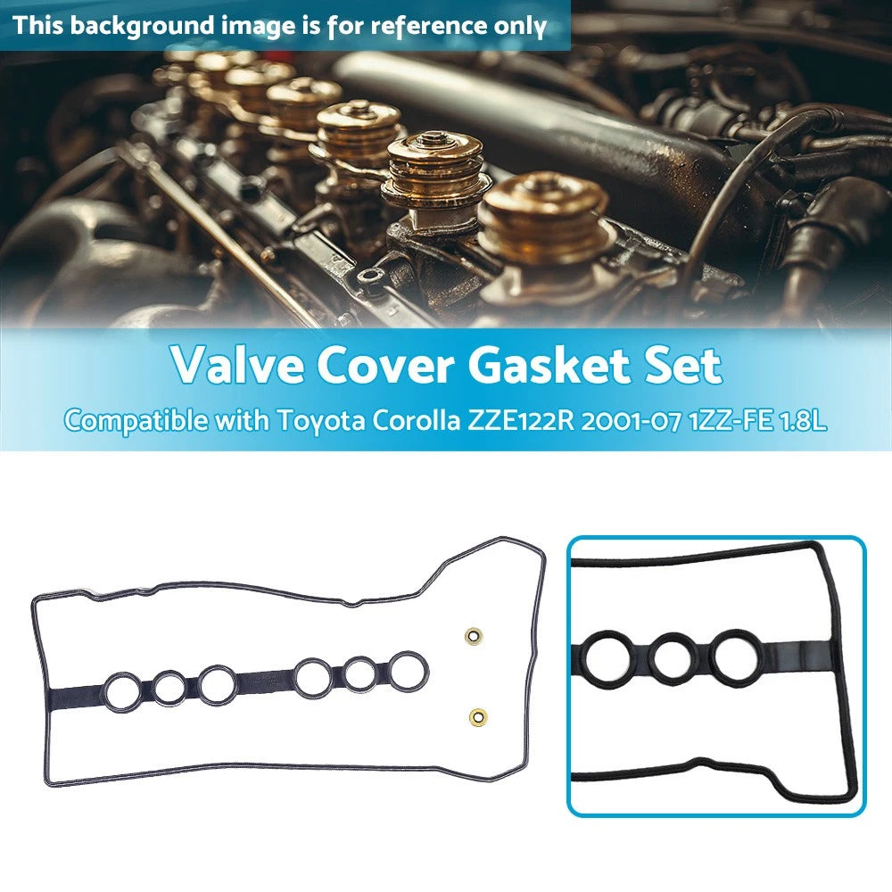 Rocker Cover Gasket Set for Corolla ZZE122R 1.8L (2001-2007)