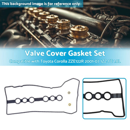 Rocker Cover Gasket Set for Corolla ZZE122R 1.8L (2001-2007)