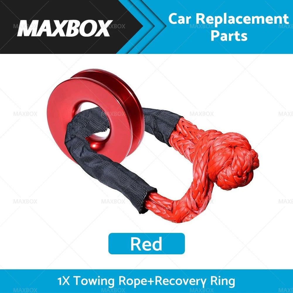 Recovery Pulley Kit for Soft Shackle with 3/8" or 1/2" Winch Ropes