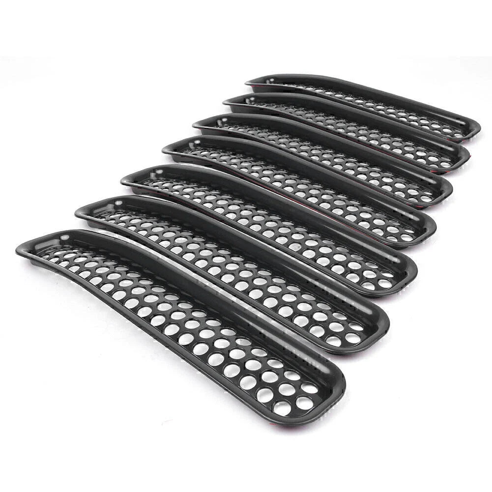 Grille Cover Insert Mesh for Jeep Wrangler TJ (1997-2006) Black