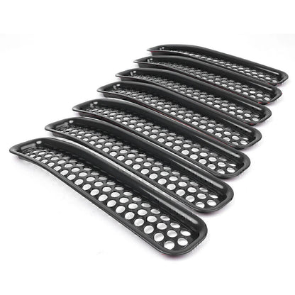 Grille Cover Insert Mesh for Jeep Wrangler TJ (1997-2006) Black