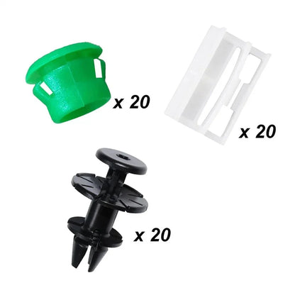 60 Pcs Side Sill Skirt Clips for BMW X1 E84, X6 E71