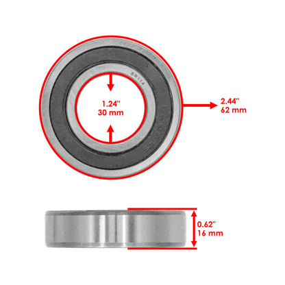 Deck Spindle Bearing Replacement for Land Pride AFM40168 FD1548 (2005–2015)