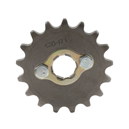 20mm 17T Front Sprocket for ATV Pit Bike 110cc 125cc 140cc