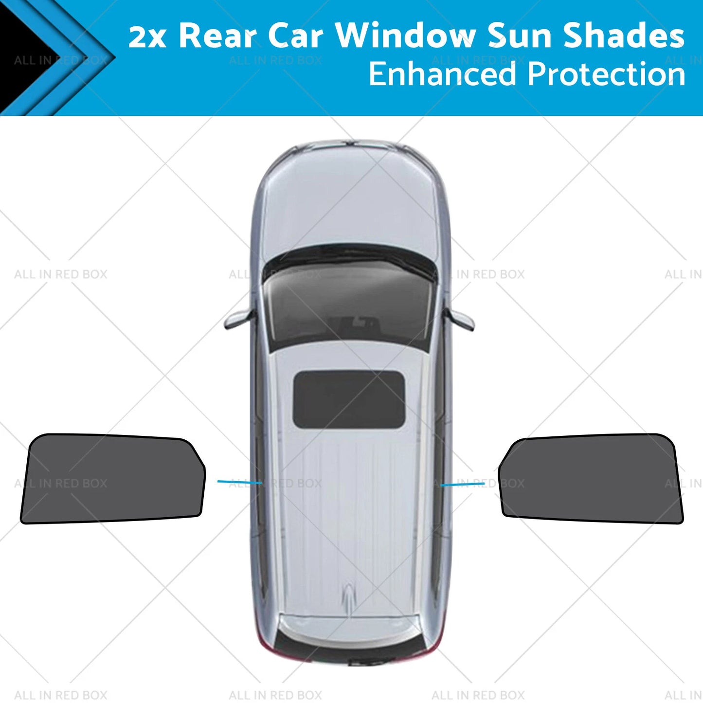 Rear Window Sun Shades for Mazda CX-9 (2016-2025) UVA Protection