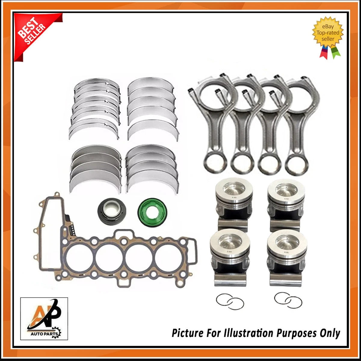 Forged Crankshaft Rebuild Kit for Jaguar XE 2.0D 204DTD (2017–2022)