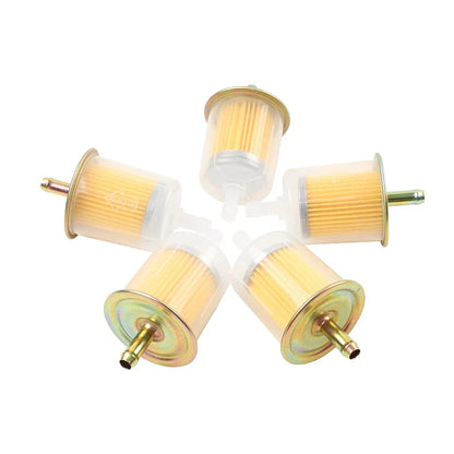 5 x 3/8" Fuel Filters for Industrial Motorcycle Inline Gas Line