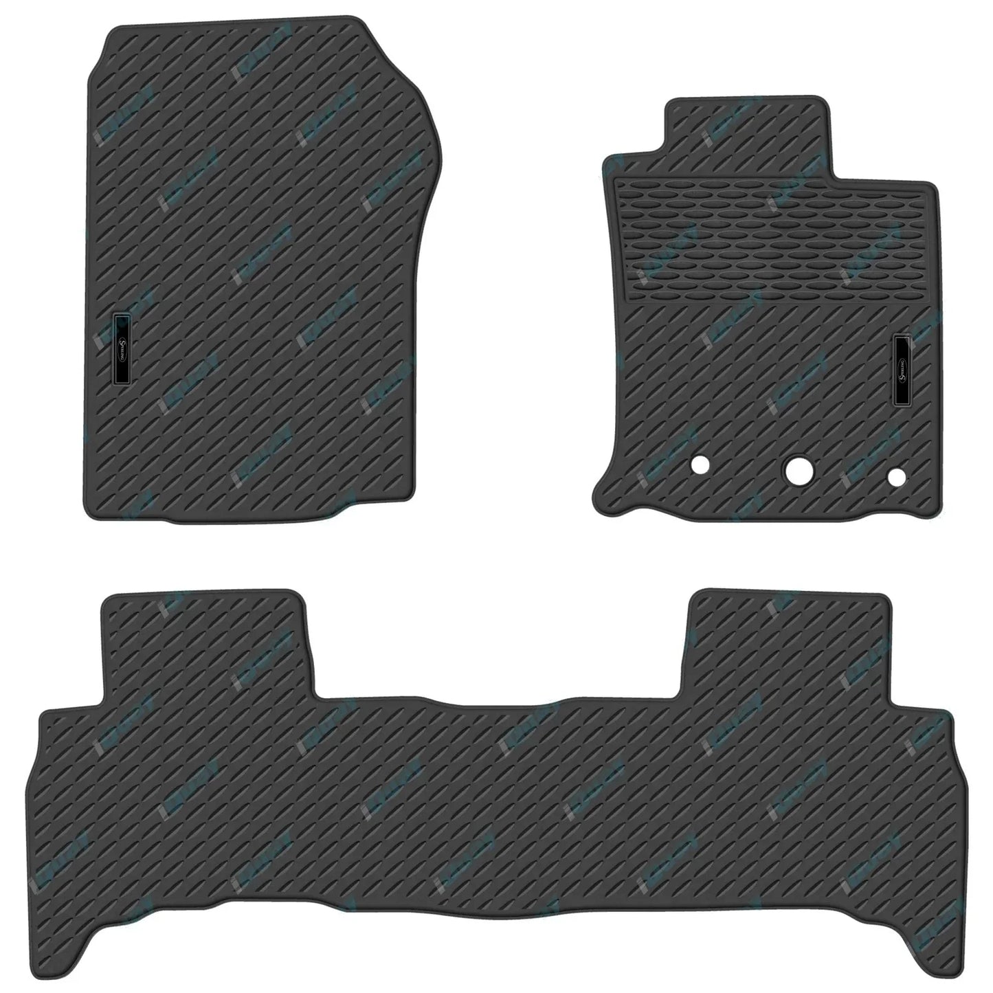 Custom Fit Moulded Rubber Car Floor Mats for Toyota Prado 150 Series