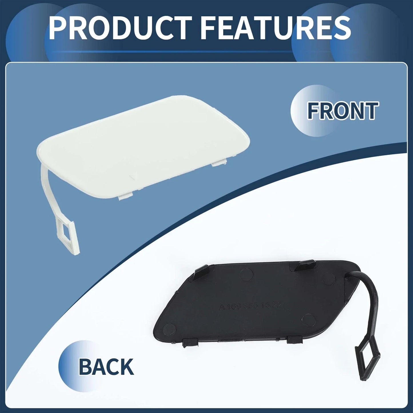 Front Bumper Tow Hook Cover for Mercedes-Benz B-Class (2005-2011)