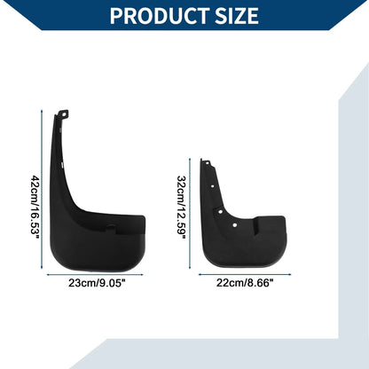 Mud Flaps Splash Guards for Mercedes-Benz V Class Sports Extended Edition (16-23)