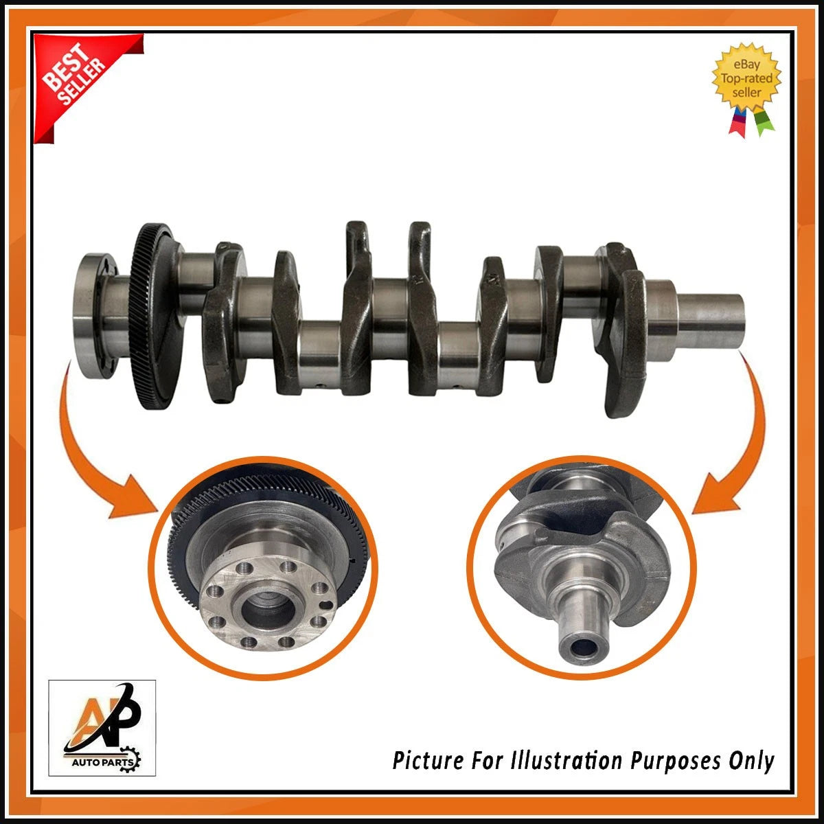 Crankshaft Heavy Duty Replacement for Hyundai iX35 Tucson Sorento Stinger (2008–2024)