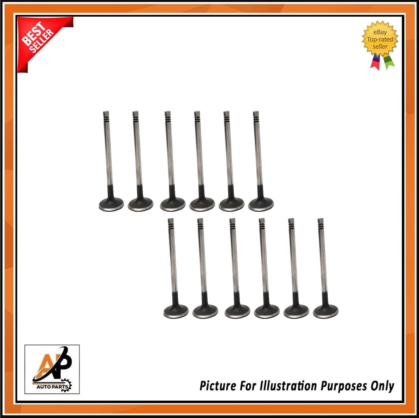 Exhaust Valve 12pcs Set for Range Rover (2010–2021)
