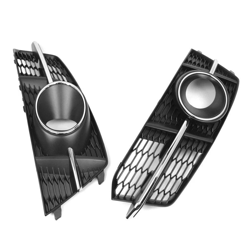 Fog Light Grille for Audi A6 S6 C7 2016-2018 ()