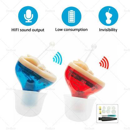 Digital Invisible Hearing Aid Mini Sound Voice Amplifier for CIC