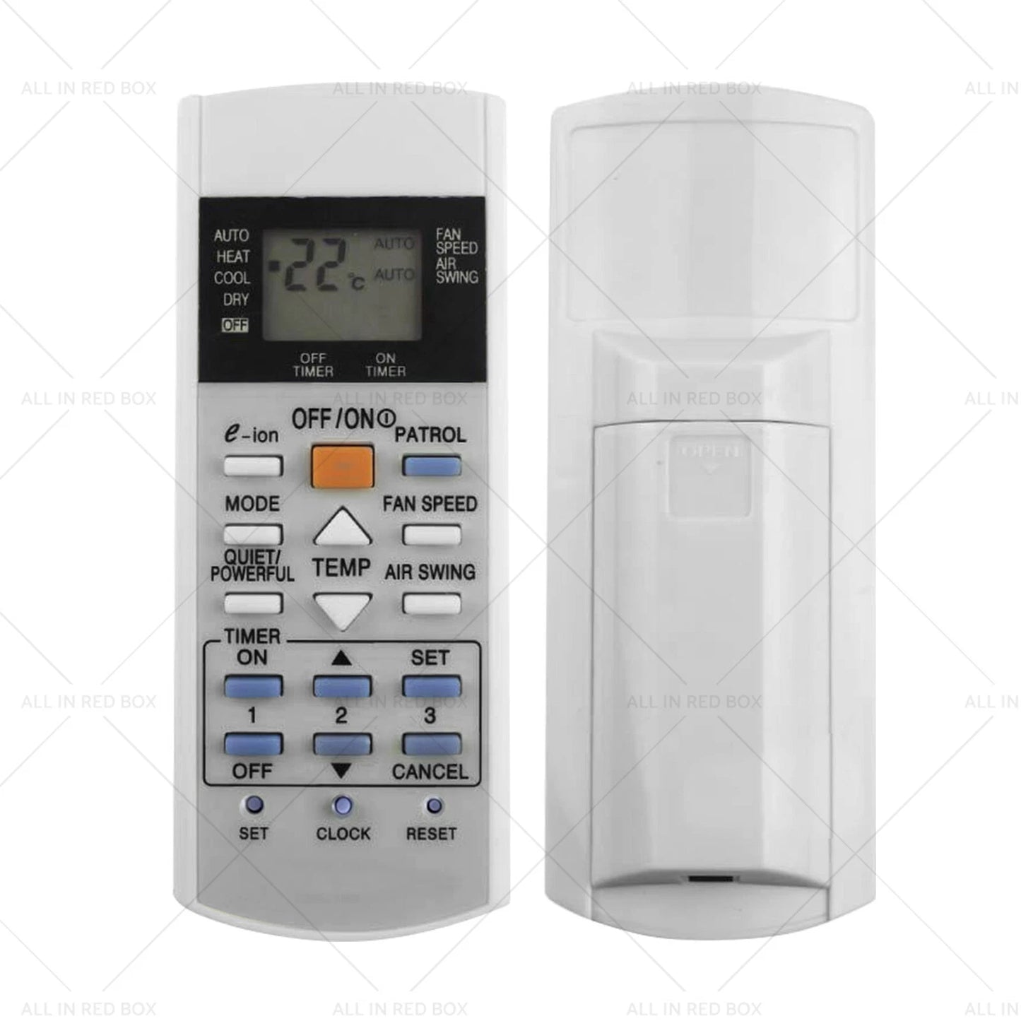 A/C Remote Replacement for Panasonic A75C3012, A75C3762