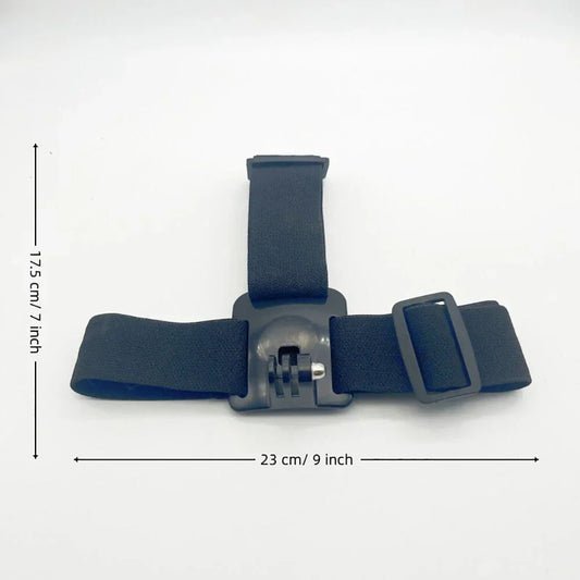 Adjustable Head Mount Band Strap for GoPro Hero 12-6 & DJI OSMO Camera