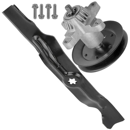 Deck Spindle Assembly with Pulley for MTD RZT-50 17AF2 Zero-Turn (2016–2016)