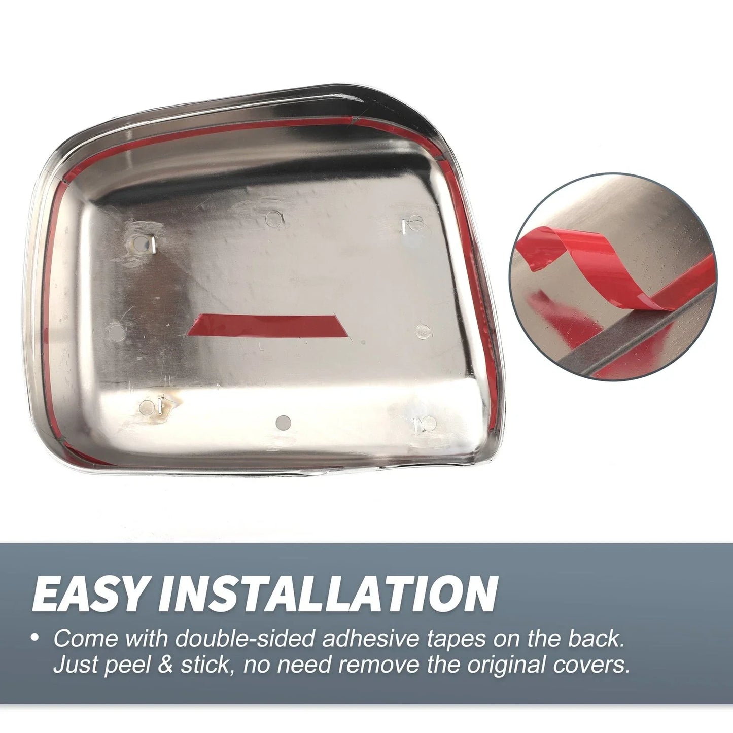 Rearview Mirror Cover Overlay Chrome Plated for Lexus RX300 SUV (1999-2003)
