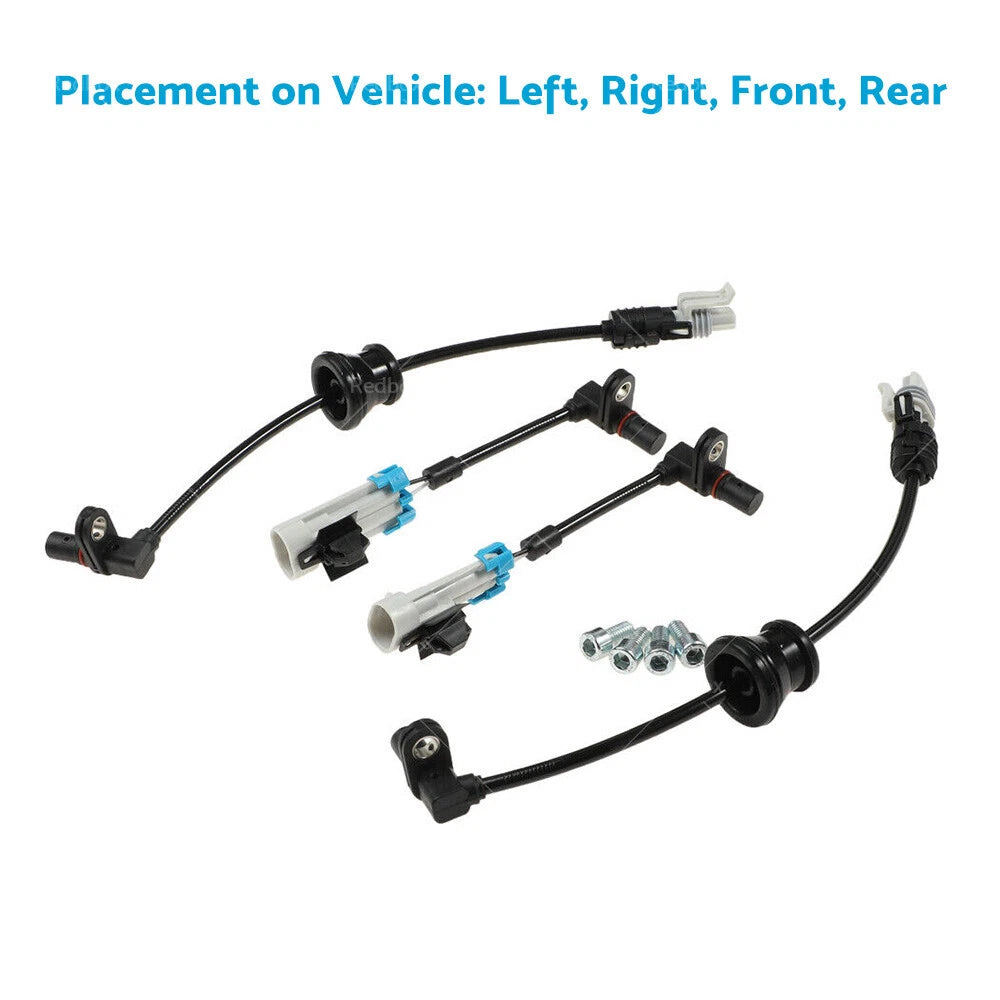 4 x ABS Speed Sensors for Holden Captiva (2007-2017)