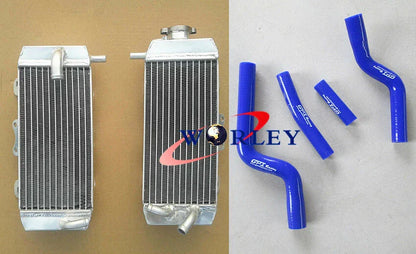 Aluminum Radiator & Silicone Hoses for YAMAHA YZF250 YZ250F (2007-2009)
