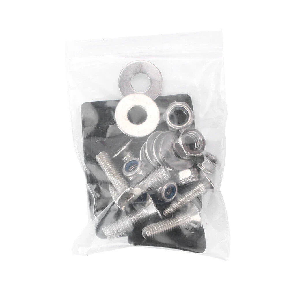 Hood Catch Lock Latches Kit Red/Chrome for Jeep Wrangler JK (2007-2017)