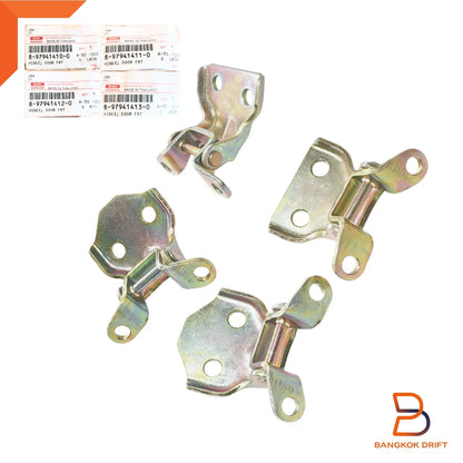 4 PC Front Door Hinges for Isuzu Holden Rodeo Ute (7/88-2/03)