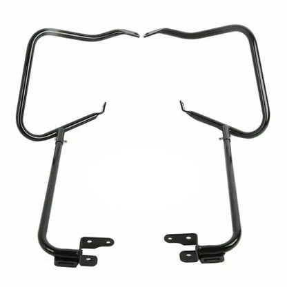 Black Saddlebag Luggage Bracket Guard for Harley Road Glide (2014-2023)
