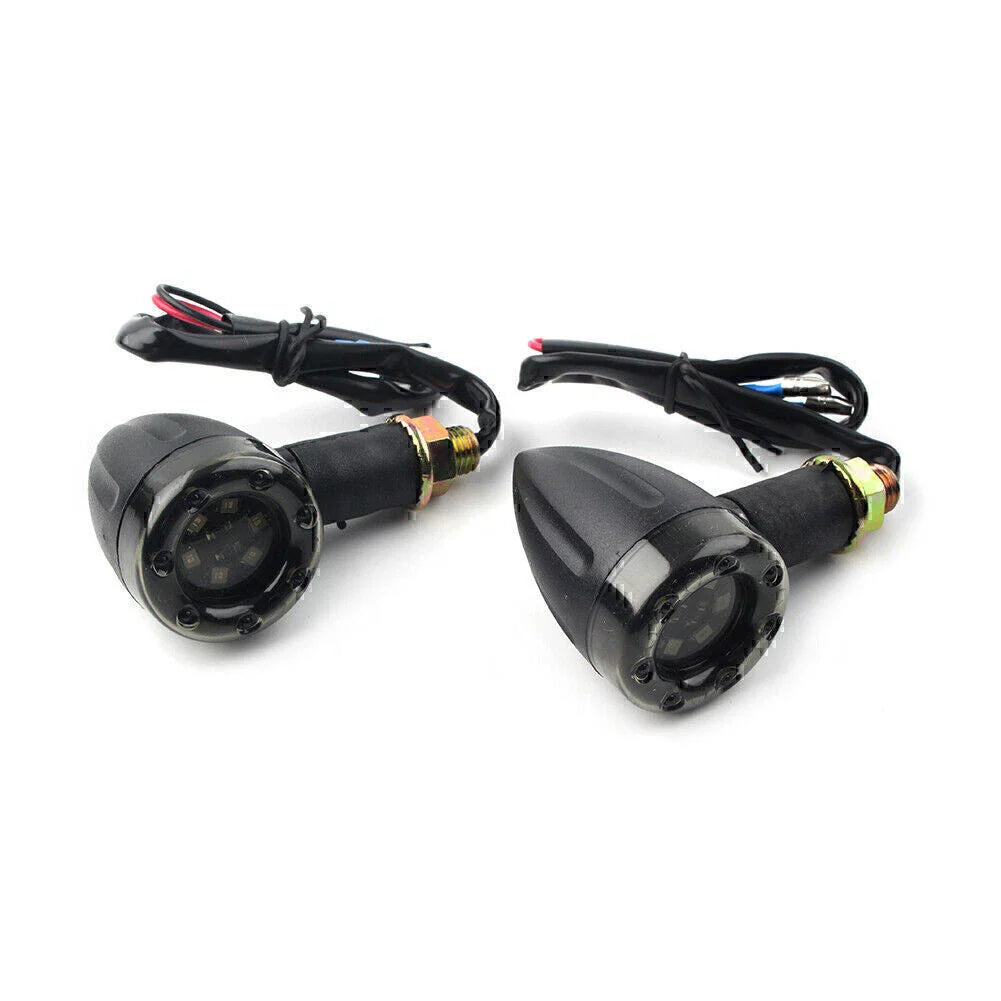 8mm Universal Motorcycle LED Turn Signal Lights for Harley