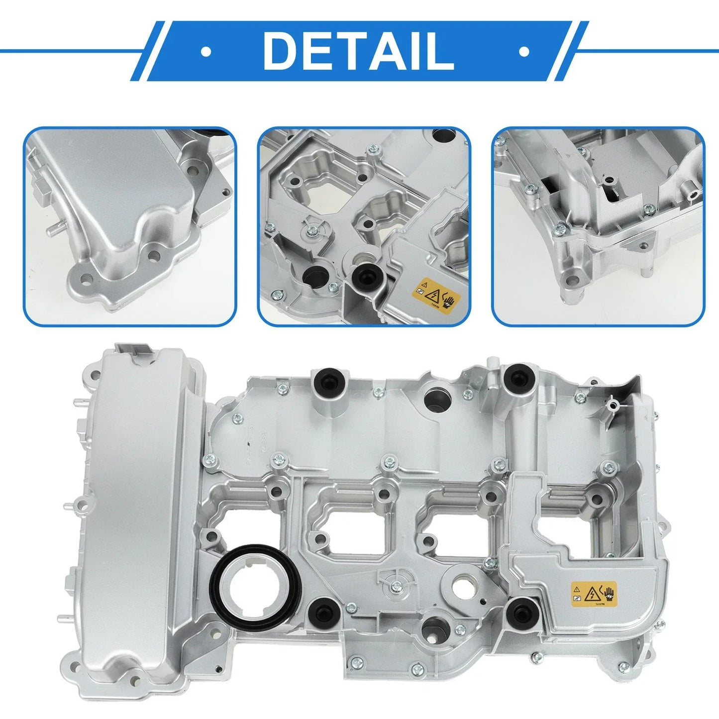 Front Engine Valve Cover w/ Gasket for Mercedes-Benz C 250 2012-2015