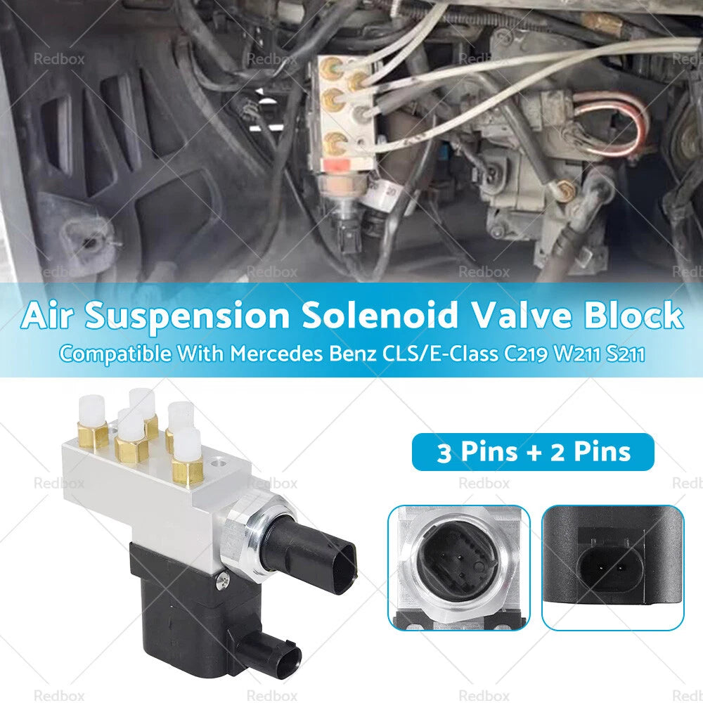 Air Suspension Solenoid Valve Block for Mercedes Benz C219 W211 (2003-2010)