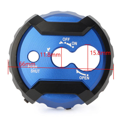 Black CNC Aluminum Motor Seat Lock Cover Cap for Yamaha NMAX 155 (2015-2016)