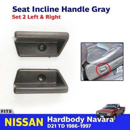 Adjustable Seat Incline Handle Pair Fits Nissan Navara D21 TD Pickup 1986-97 D05