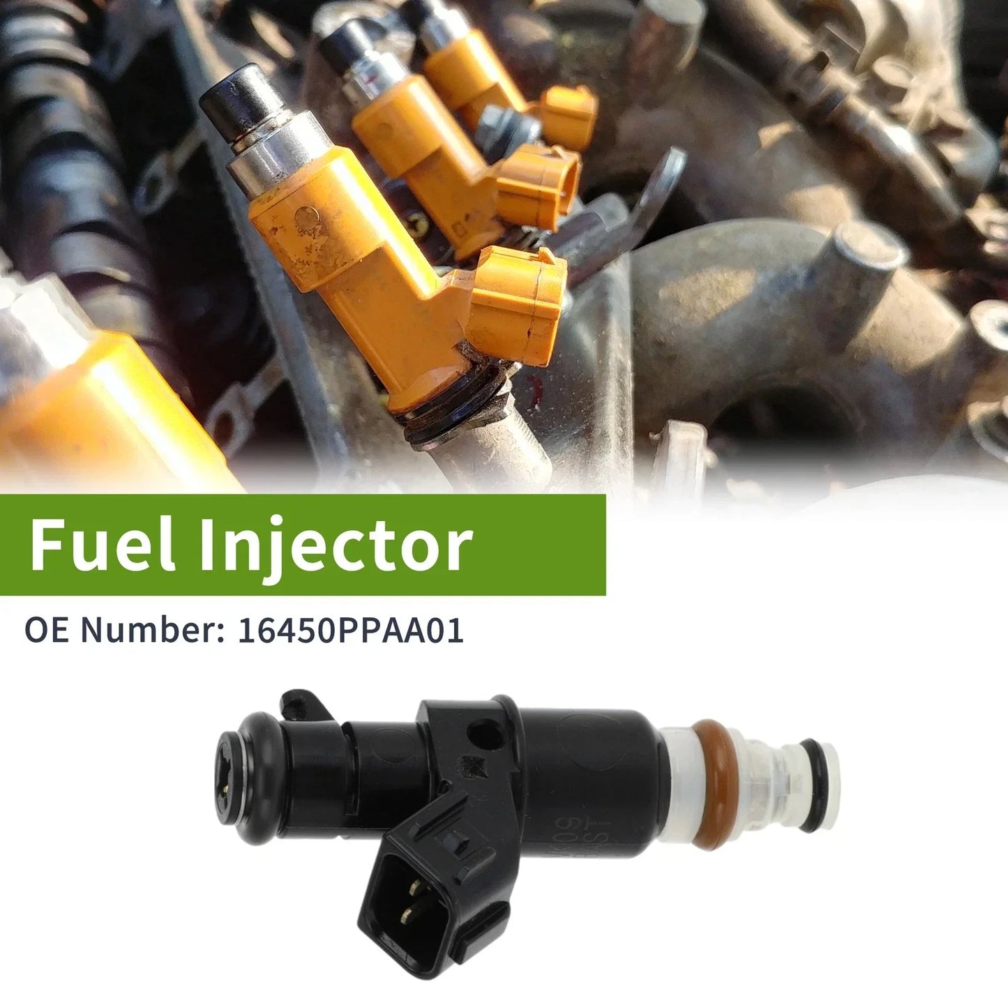 Fuel Injector for Honda CR-V EX LX 2.4 2002-2004 - 1 x Black Injector