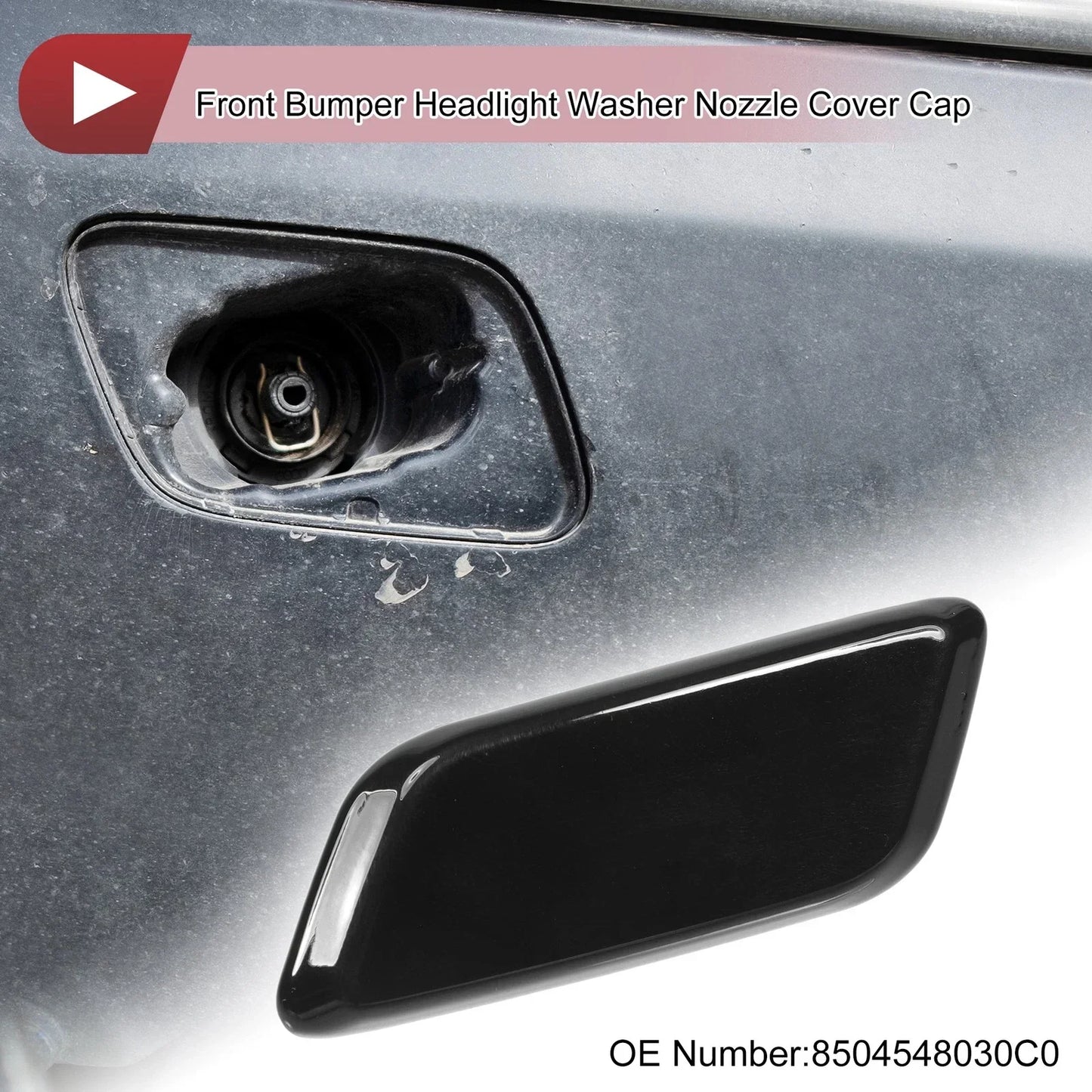 Front Left Washer Nozzle Cover for Lexus RX350 (2012-2014) - Black 1 x Cap
