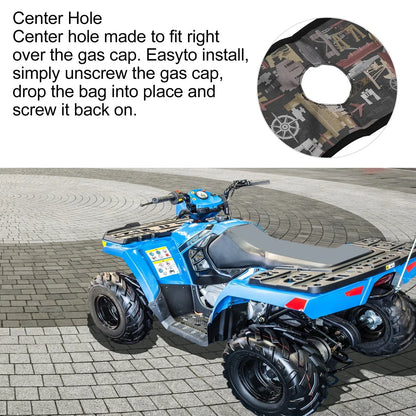 ATV UTV Saddlebags 2 x Cargo Pouch Storage Bags for Motorcycle Fuel Tank