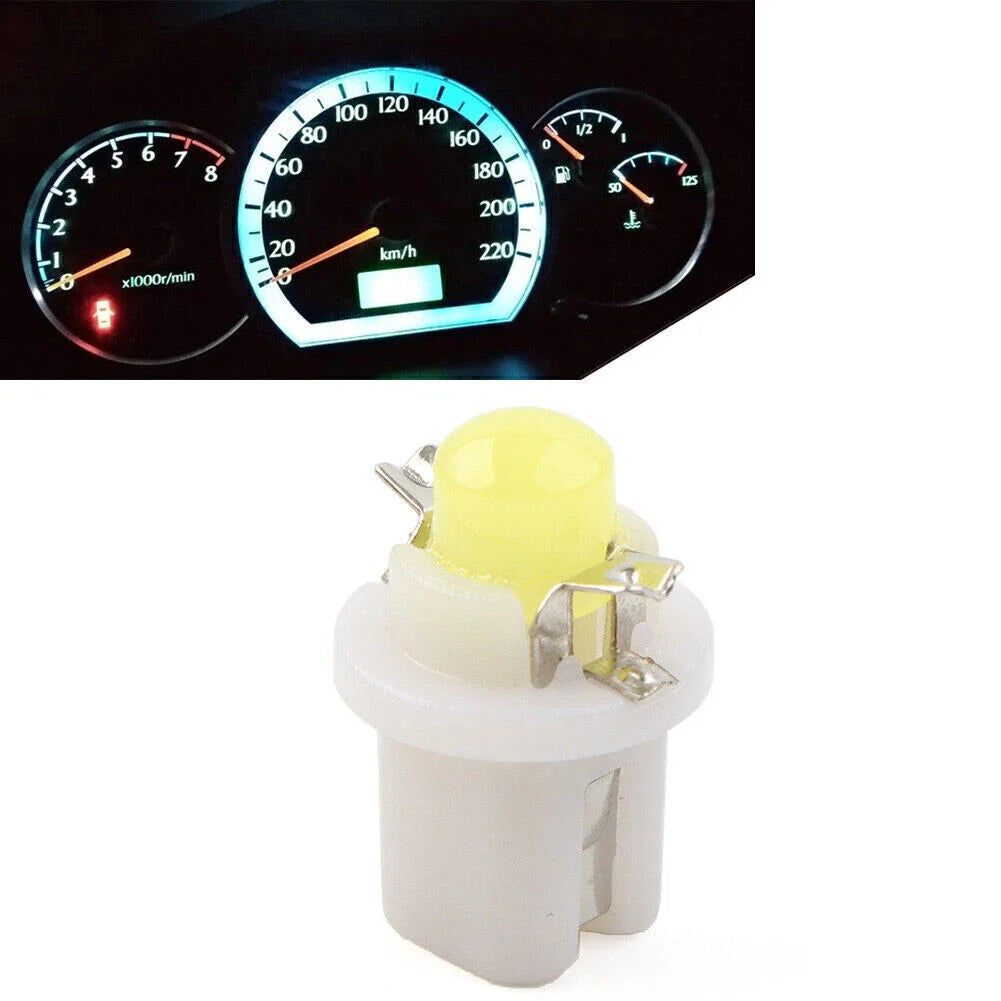 1 Pc T5 B8.5D 5050 1SMD LED Dashboard Gauge Light Bulb for Car