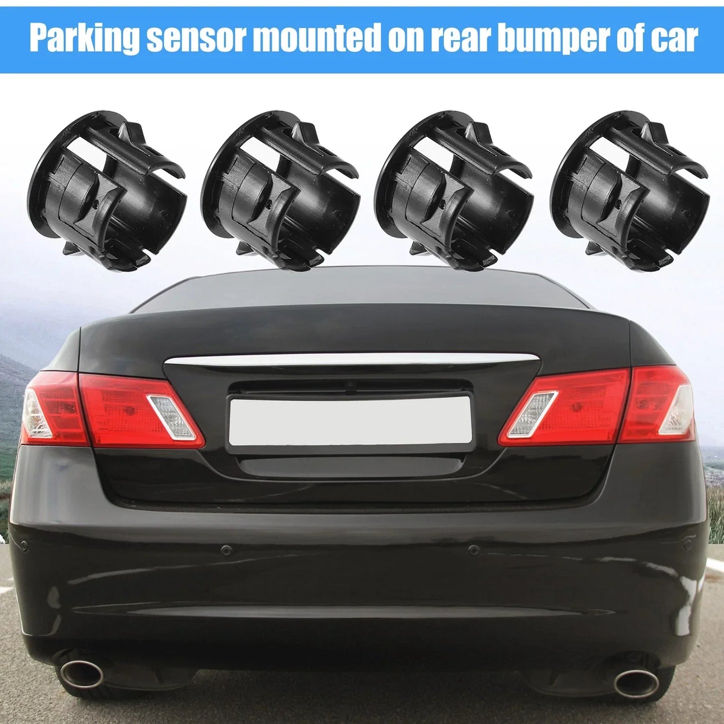4 x Parking Assist Sensor Bezels for Lexus ES350 (2007-2012)