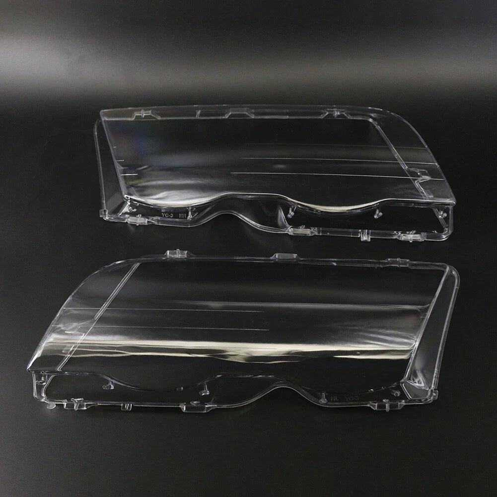 Headlight Lens Shell Cover for BMW 3 Series E46 Sedan (1998-2001) Clear
