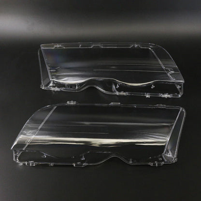 Headlight Lens Shell Cover for BMW 3 Series E46 Sedan (1998-2001) Clear