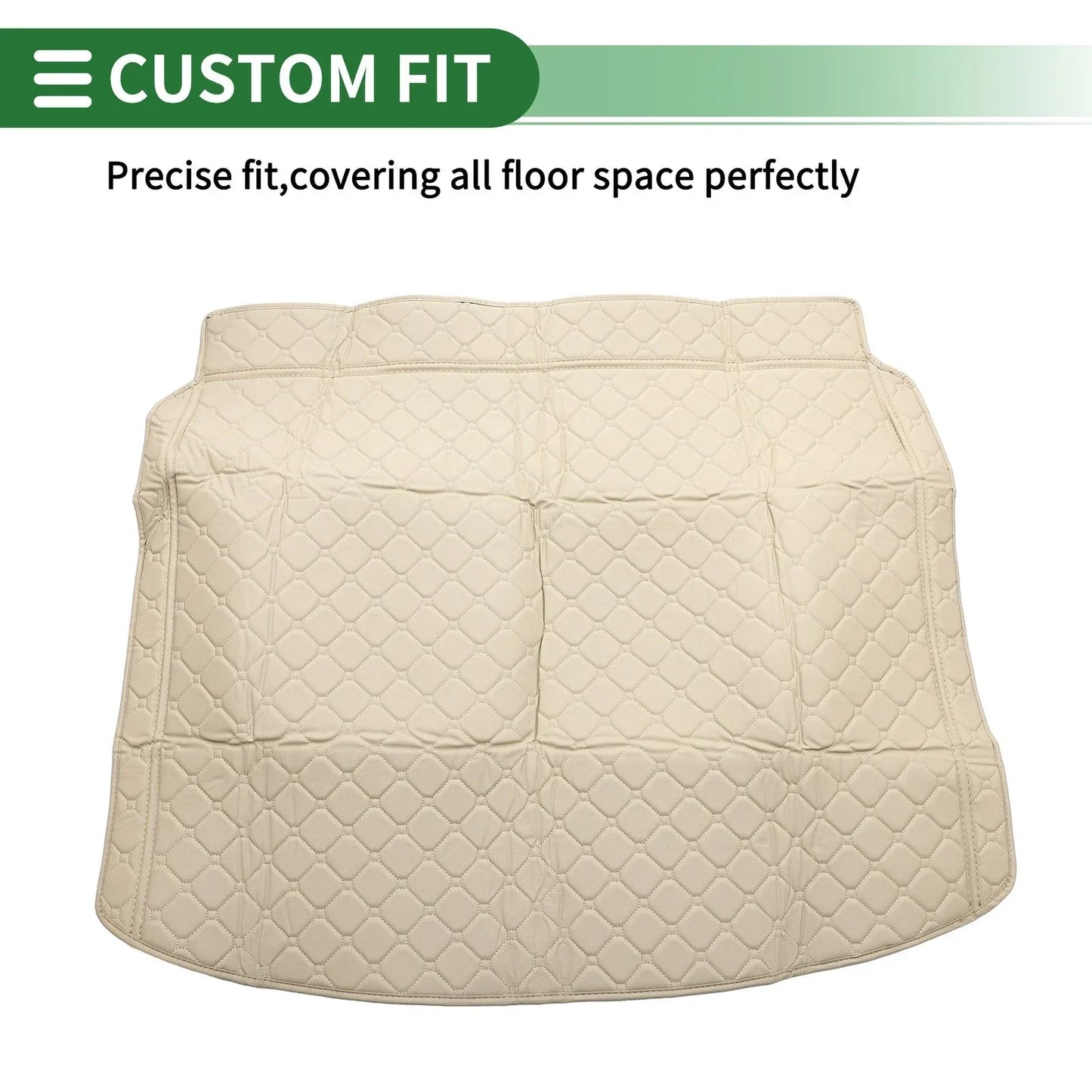 Heightened Edge Cargo Liner Rear Trunk Mat for Honda CRV (2023-2024) Beige XPE
