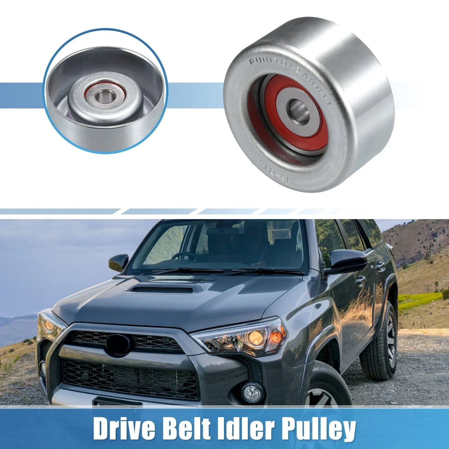 Idler Pulley for Lexus GS350 RC350, Toyota 4Runner RAV4 Tacoma (2006-2023)