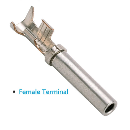 50 Pairs Deutsch Solid Terminal No.16 Contact Pins Male Female Connector