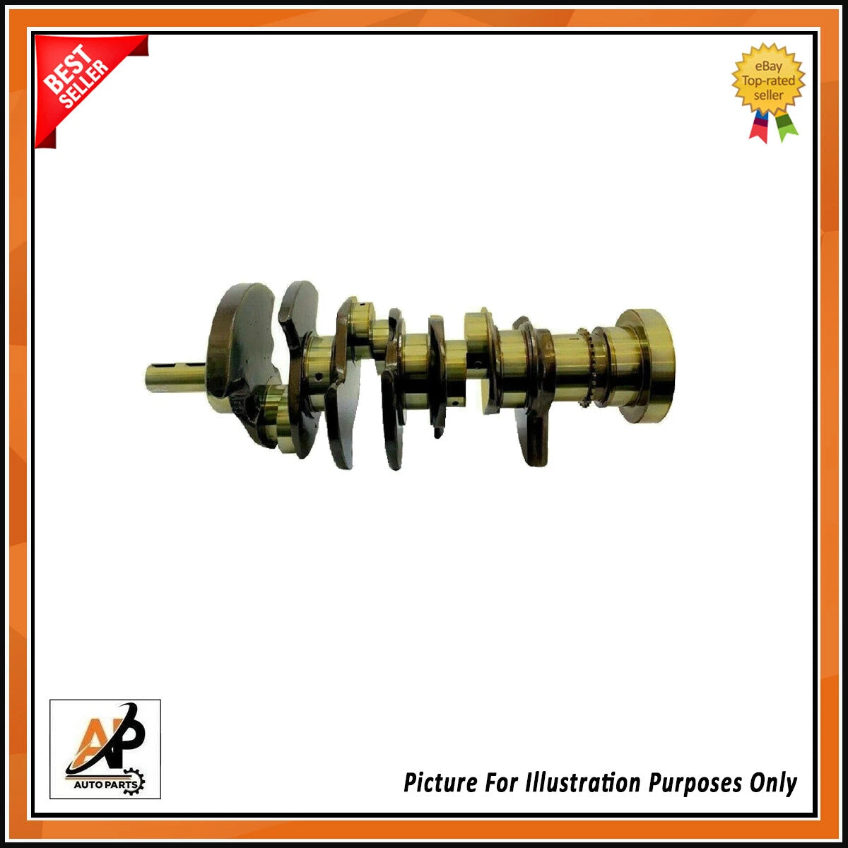 Engine Crankshaft with Replacement Rebuild Kit for Jaguar 3.0 Petrol (2010–2020)