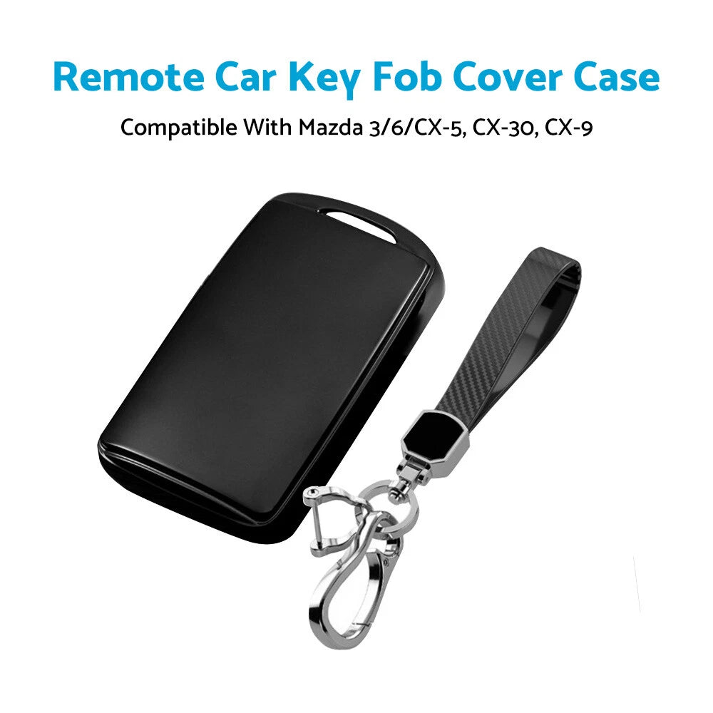 Remote Car Key Fob Cover Case for Mazda 3/6/CX-5/CX-30/CX-9 (2019-2021)
