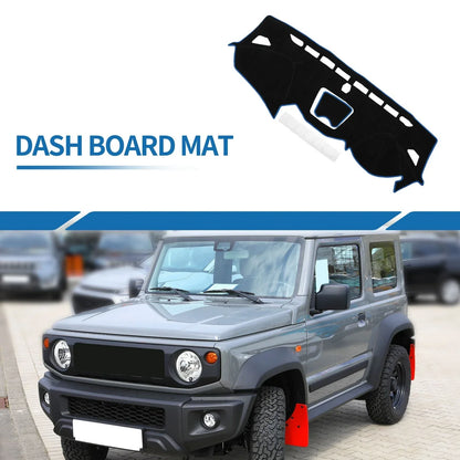 Dashboard Cover Mat for Hyundai Santa Fe Sport (2013-2018) Black Blue