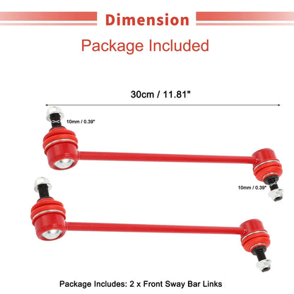 2 x Front Sway Bar Links Stabilizer Kit for Chrysler Sebring (2001-2010)